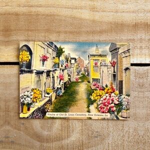 Vaults of Old St. Louis Cemetery New Orleans Mini Postcard